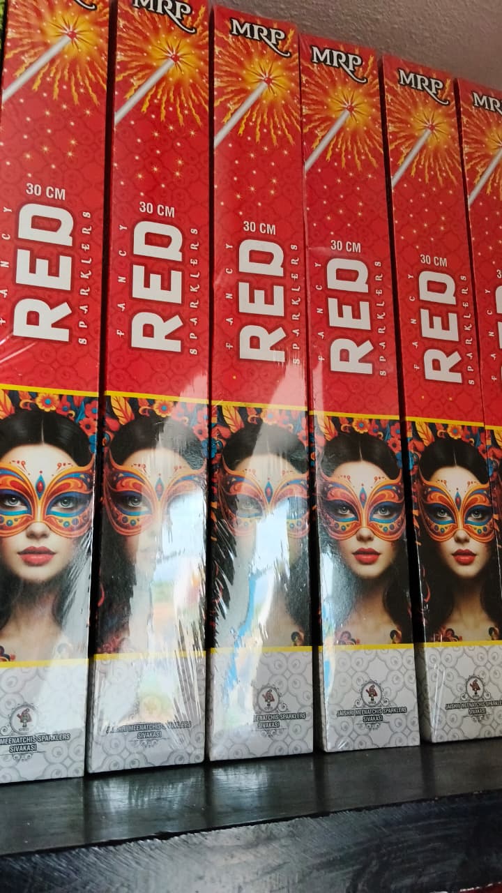 30 CM RED SAPARKLERS