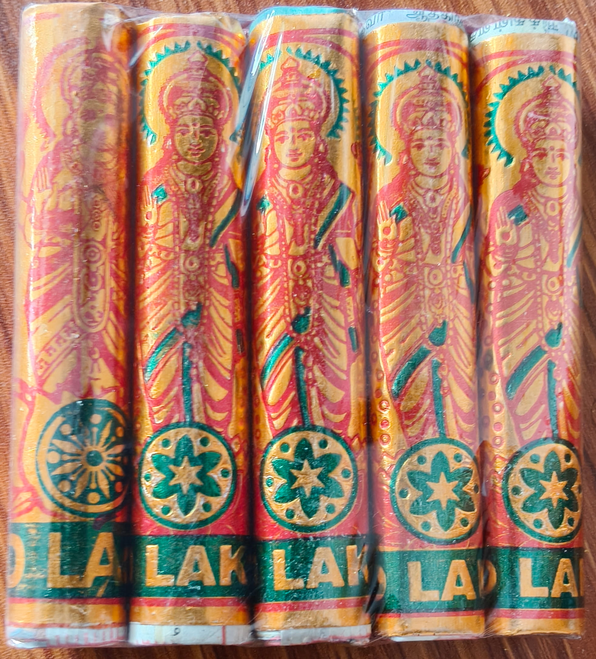 4" GOLD LAKSHMI(5PCS)